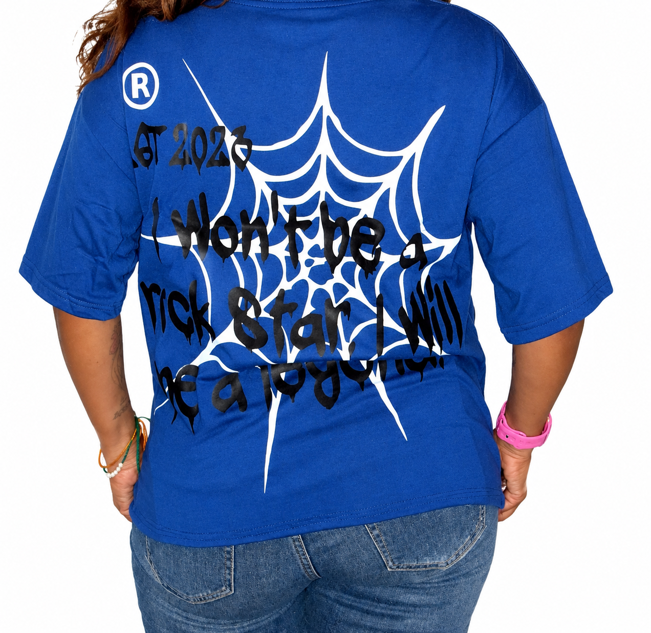 Blue P4E Crop Top