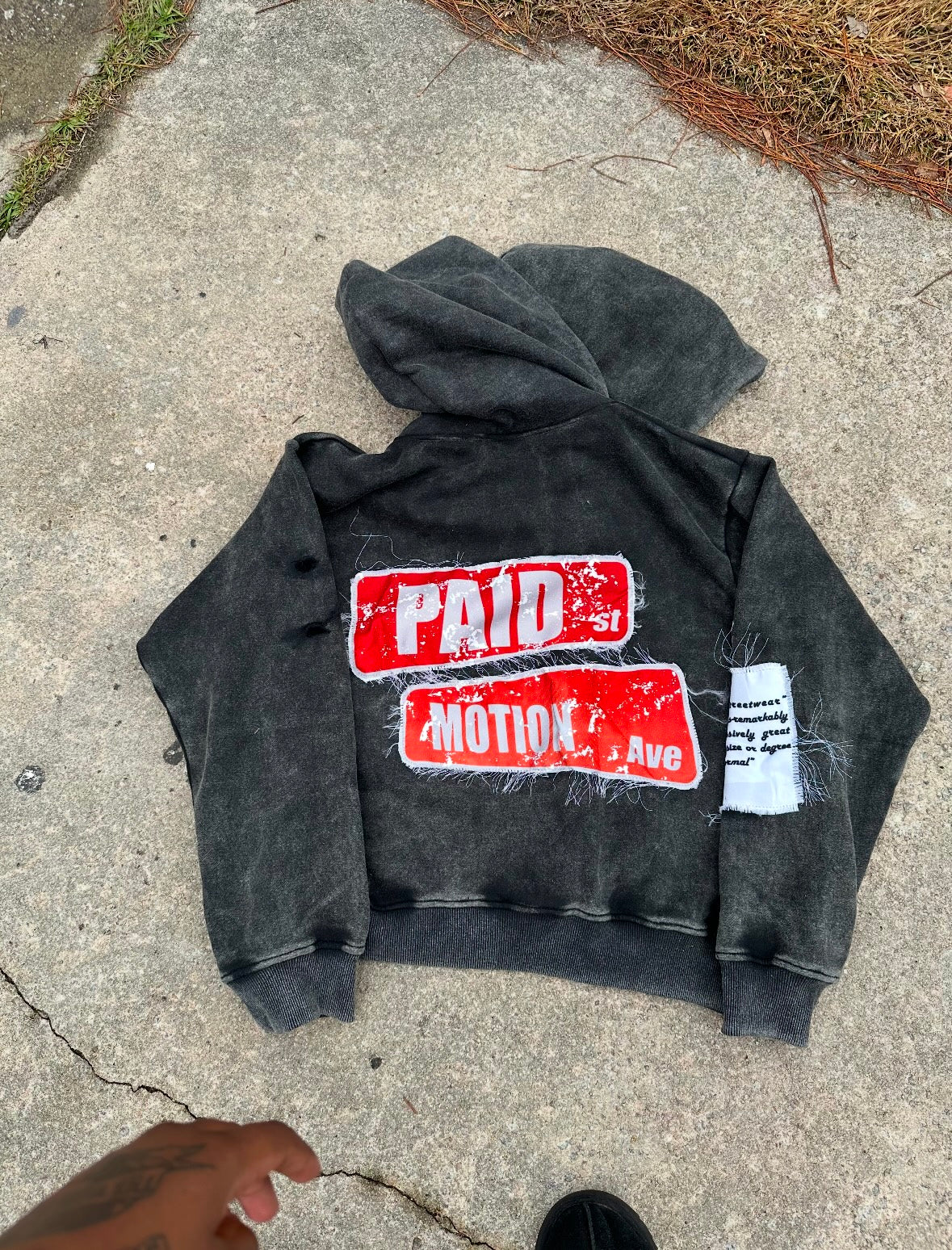 Paid4ever “ stop being broke “ hoodie