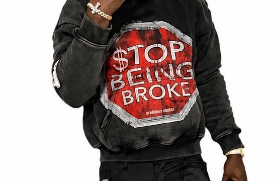 Paid4Ever "Stop Being Broke" Hoodie
