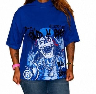 Blue P4E Crop Top